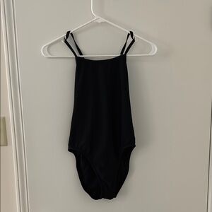 Jolyn black tie back swim suit NWOT